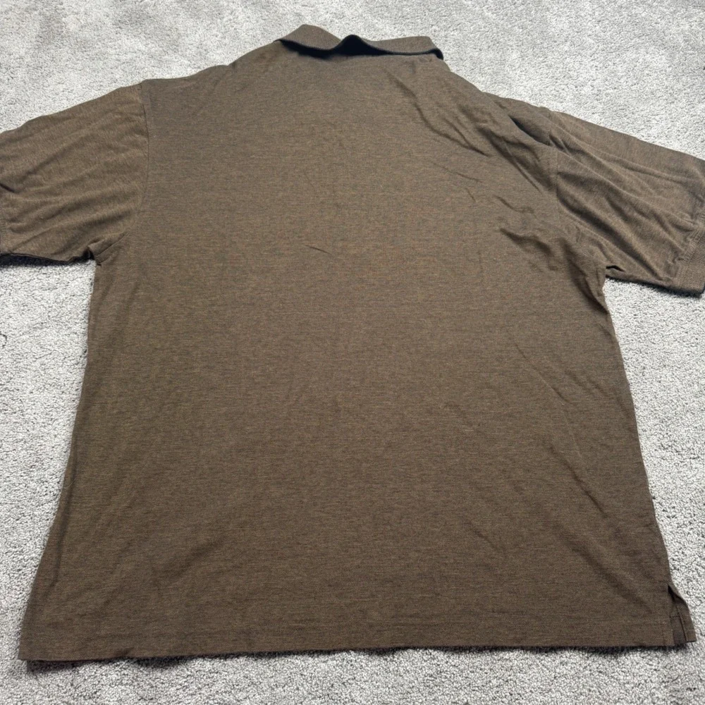 Ping Collection Men's Medium Short Sleeve Polo Golf Brownish Green 100% Cotton - Picture 4 of 5